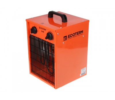 Нагреватель воздуха электр. Ecoterm EHC-03/1E (кубик, 3 кВт, 220 В, термостат) (ECOTERM) (EHC-03/1E)