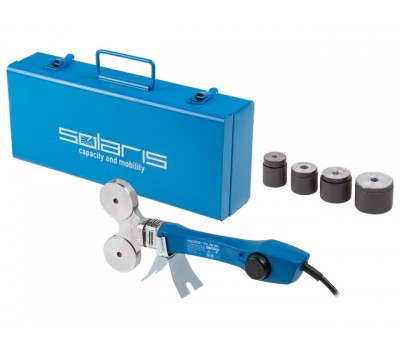 Сварочный аппарат для полимерных труб Solaris PW-804 (700-800 Вт, 4 насадки: 16, 20, 25, 32 мм) (SOLARIS) (PW-804)