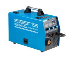 Полуавтомат сварочный Solaris MULTIMIG-224 (230В, MIG/FLUX/MMA, евроразъем, горелка 3 м, смена полярности, 2T/4T/Spot) (SOLARIS) (MULTIMIG-224)-foto2