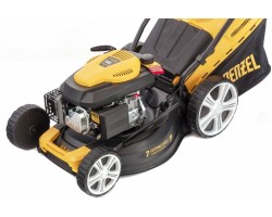 Газонокосилка бензиновая GLD-460, 146 куб.см, ширина 46 см, ручная, 7 уровней, травосборник 50 л Denzel-foto5