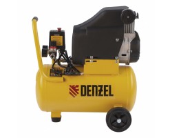 Компрессор воздушный DLC1300/24 безмасляный 1.3 кВт, 24 литра, 206 л/мин Denzel-foto4
