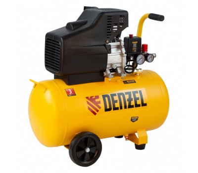 Компрессор воздушный, прямой привод DC1500/50, 1.5 кВт, 50 литров, 220 л/мин Denzel