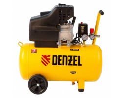 Компрессор воздушный, прямой привод DC1500/50, 1.5 кВт, 50 литров, 220 л/мин Denzel-foto6