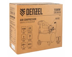 Компрессор воздушный DK1500/50, Х-PRO 1.5 кВт, 230 л/мин, 50 л Denzel-foto20