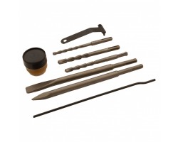 Перфоратор электрический RHV-1250-30, SDS-plus, 1250 Вт, 5 Дж, 3 плюс 1 режим Denzel-foto15