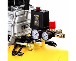 Компрессор воздушный прямой привод DC1700/50, 1.7 кВт, 50 литров, 260 л/мин Denzel-foto10