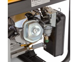 Генератор бензиновый PS 70 EA, 7.0 кВт, 230 В, 25 л, коннектор автоматики, электростартер Denzel-foto8