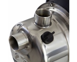 Насосная станция PS800X, 800 Вт, 3200 л/ч, ресивер 24 л, подъем 38 м, нержавейка Denzel-foto11