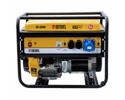 Генератор бензиновый GE 6900, 5.5 кВт, 220 В/50 Гц, 25 л, ручной старт Denzel-foto3