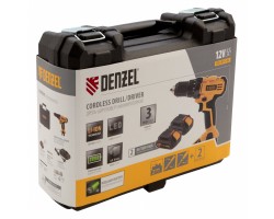 Дрель-шуруповерт аккумуляторная CDL-IB-12-02, Li-Ion, 12 В, 1.5 А*ч, 2 аккумулятора Denzel-foto8