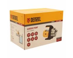 Садовый поверхностный насос GP1200Х, 1200 Вт, 3700 л/ч, подъем 46 м, нержавейка Denzel-foto7