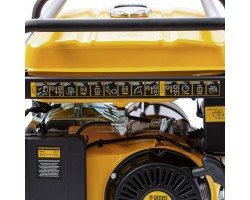 Генератор бензиновый GE 7900, 6.5 кВт, 220 В/50 Гц, 25 л, ручной пуск Denzel-foto21