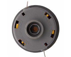 Катушка триммерная полуавтомат, быстрая заправка, шестигранник HEX х 15/6, болт 5/16 левый, М8 левый Denzel-foto3