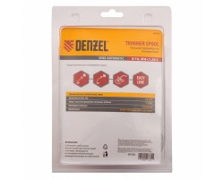 Катушка триммерная полуавтомат, быстрая заправка, шестигранник HEX х 15/6, болт 5/16 левый, М8 левый Denzel-foto6