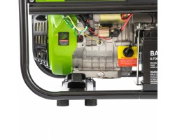 Генератор бензиновый БС-8000Э, 6,6 кВт, 230В, четырехтактный, 25 л, электростартер Сибртех-foto10
