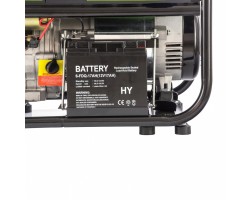 Генератор бензиновый БС-8000Э, 6,6 кВт, 230В, четырехтактный, 25 л, электростартер Сибртех-foto11