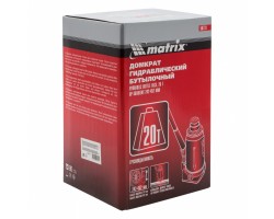 Домкрат гидравлический бутылочный, 20 т, высота подъема 242-452 мм Matrix-foto13