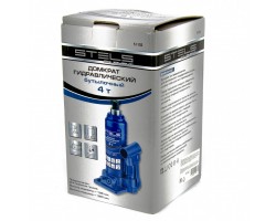 Домкрат гидравлический бутылочный, 4 т, H подъема 195-380 мм Stels-foto2