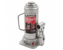 Домкрат гидравлический бутылочный, 10 т, высота подъема 230-460 мм Matrix-foto3