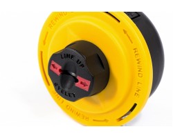 Катушка триммерная полуавтоматическая, легкая заправка лески, гайка M8x1.25, винт M8-M8 Denzel-foto2