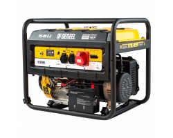 Генератор бензиновый PS 80 E-3, 6.6 кВт, 400 В, 25 л, электростартер Denzel-foto2
