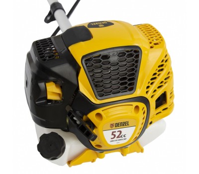 Триммер бензиновый DTL-52, 52 см3, неразъемная штанга, состоит из 2 частей Denzel