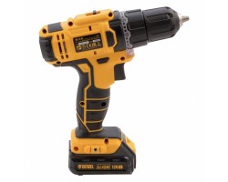 Дрель-шуруповерт аккумуляторная CDL-12-02, Li-Ion, 12 В, 1.5 А*ч, 2 аккумулятора Denzel-foto4