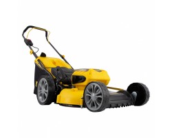 Газонокосилка аккумуляторная бесщеточная RLM450-36, Li-ion, 36 В, 4 Ач, 450 мм, травосборник 40 л Denzel-foto4