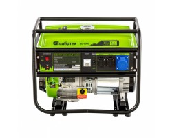 Генератор бензиновый БС-8000, 6,6 кВт, 230В, четырехтактный, 25 л, ручной стартер Сибртех-foto2