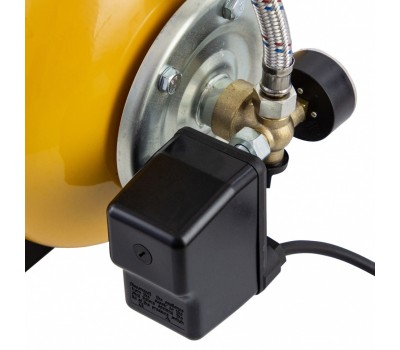 Насосная станция PS1000Х, 1000 Вт, 3500 л/ч, ресивер 24 л, подъем 44 м, нержавейка Denzel