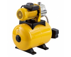 Насосная станция PS1000Х, 1000 Вт, 3500 л/ч, ресивер 24 л, подъем 44 м, нержавейка Denzel-foto2