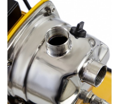 Насосная станция PS1000Х, 1000 Вт, 3500 л/ч, ресивер 24 л, подъем 44 м, нержавейка Denzel