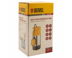 Погружной насос высокого давления PH1100, 1100Вт, подъем 40м, 5500 л/ч Denzel-foto8