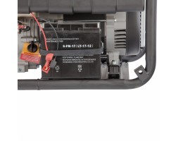 Генератор бензиновый PS 55 EA, 5.5 кВт, 230 В, 25 л, коннектор автоматики, электростартер Denzel-foto6