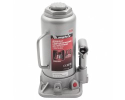 Домкрат гидравлический бутылочный, 15 т, высота подъема 230-460 мм Matrix-foto4