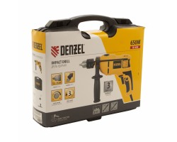 Дрель ударная ID-650, 650 Вт, 0-3000 об/мин, 48000 уд/мин Denzel-foto7