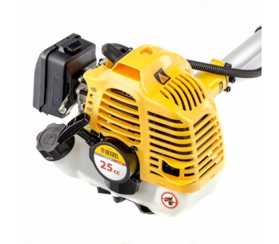 Триммер бензиновый DT 25, 25 см3, 1.3 л. с, неразъемная штанга, состоит из 2 частей Denzel Триммер бензиновый DT 25, 25 см3, 1.3 л. с, неразъемная штанга, состоит из 2 частей Denzel