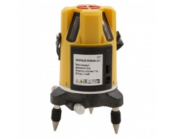 Уровень лазерный LX3, 10 м, ± 0.3 мм/1 м, 635 нм, 4 вертикальных, 1 горизонтальная плоскости, резьба 5/8 Denzel-foto4