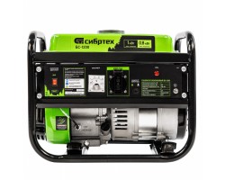 Генератор бензиновый БС-1200, 1 кВт, 230 В, четырехтактный, 5.5 л, ручной стартер Сибртех-foto3