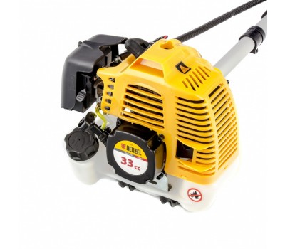 Триммер бензиновый DT 33, 33 см3, 1.8 л. с, неразъемная штанга, состоит из 2 частей Denzel Триммер бензиновый DT 33, 33 см3, 1.8 л. с, неразъемная штанга, состоит из 2 частей Denzel