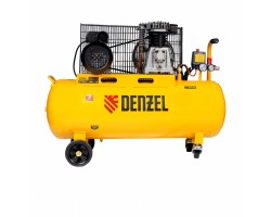Компрессор воздушный BCI2300/100, ременный привод, 2.3 кВт, 100 литров, 400 л/мин Denzel-foto4