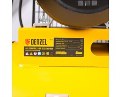 Компрессор воздушный BCI2300/100, ременный привод, 2.3 кВт, 100 литров, 400 л/мин Denzel-foto10