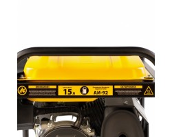 Генератор бензиновый PS 28, 2.8 кВт, 230 В, 15 л, ручной стартер Denzel-foto24