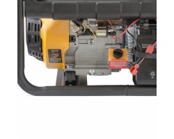Генератор бензиновый PS 90 EA, 9.0 кВт, 230В, 25 л, коннектор автоматики, электростартер Denzel-foto5