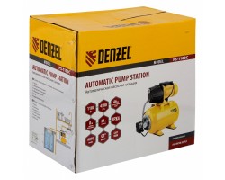 Насосная станция PS1100С, 1100 Вт, 4500 л/ч, ресивер 24 л, подъем 46 м, чугун Denzel-foto7