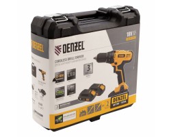 Дрель-шуруповерт аккумуляторная CDL-IB-18-02, Li-Ion, 18 В, 1.5 А*ч, 2 аккумулятора Denzel-foto6