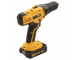 Дрель-шуруповерт аккумуляторная CDL-IB-18-02, Li-Ion, 18 В, 1.5 А*ч, 2 аккумулятора Denzel-foto2