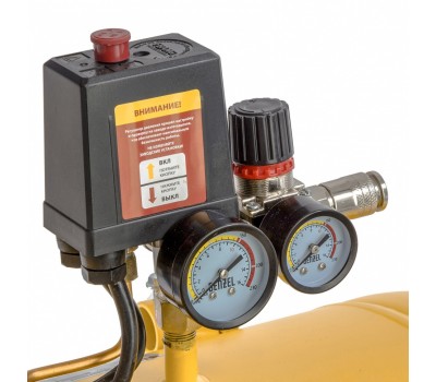 Компрессор воздушный DKV2200/100, Х-PRO 2.2 кВт, 400 л/мин, 100л Denzel