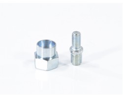 Катушка универсальная триммерная, гайка М10 х 1.25, гайка М8, винт М8-М10, левая резьба, шаг 1.25 мм Denzel-foto5