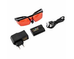 Лазерный уровень мультипризменный LX 360-2 Red, 30 м, 635 нм, аккумулятор Li 2800 мАч, резьба 5/8 Denzel-foto15